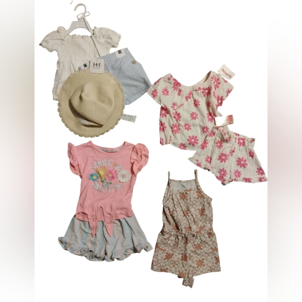 Adorable Baby Girl Clothing Set with Floral Prints
